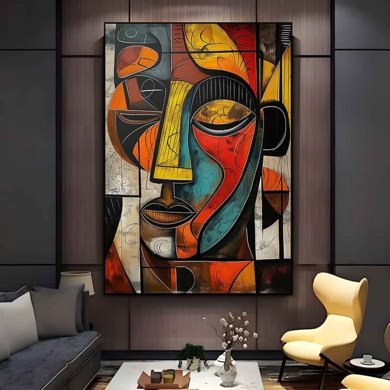 African Artwork | Afrocentric Wall Art | A2 at XILEF Art